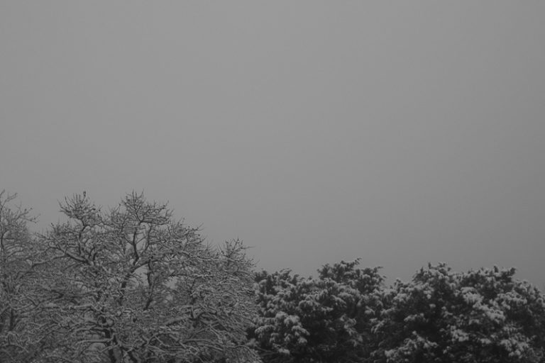 Neige en Ardèche