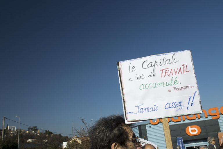 Manifestation du 11 février à Aubenas
